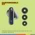 Skullcandy SMOKIN Buds Wireless Earbuds, Bluetooth Headphones, Noise Isolating Fit, Up to 20 Hours Battery, IPX4 Sweat and Water Resistant, Microphone for iPhone Android - Matcha
